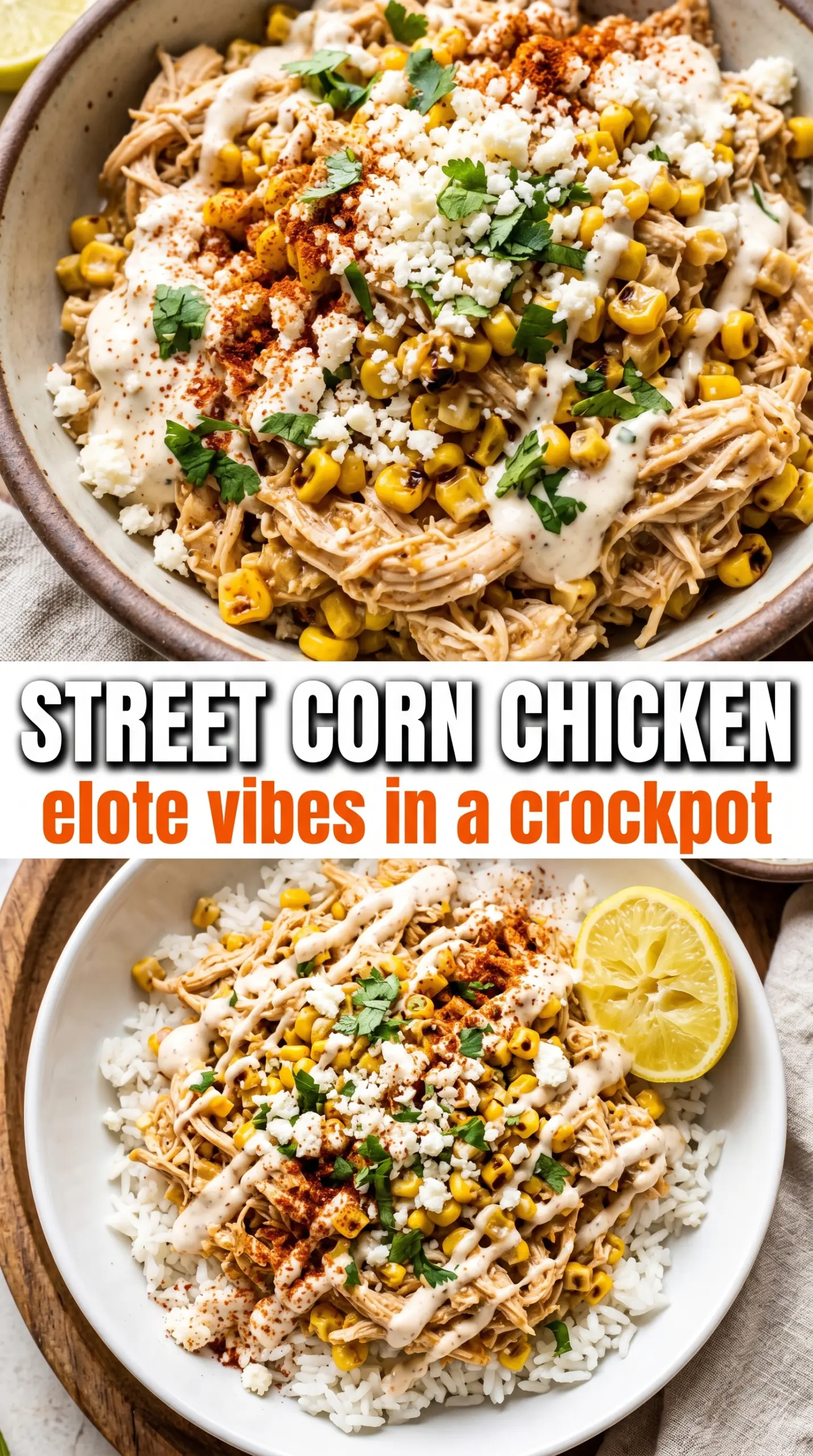 slow cooker street corn chicken creamy smoky