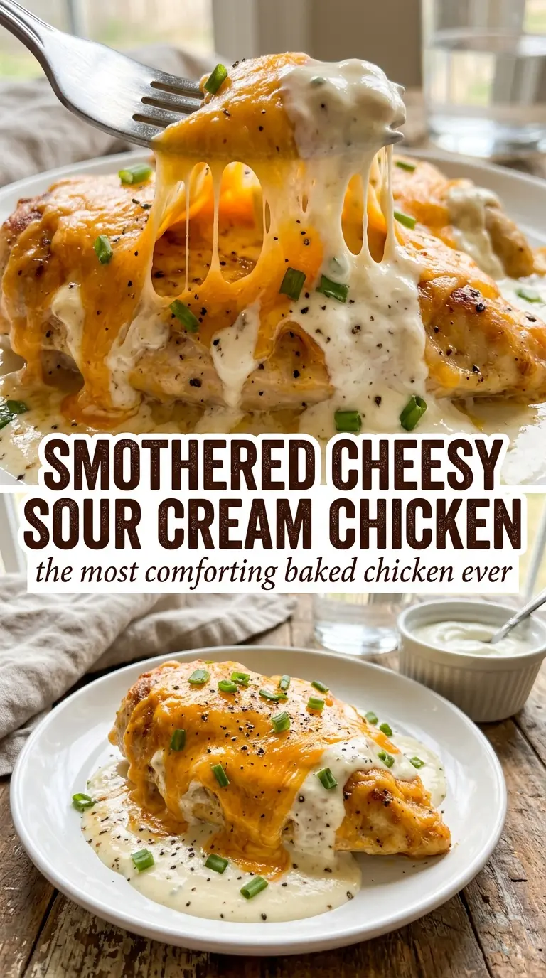 Cooked chicken with sauce and vegetables