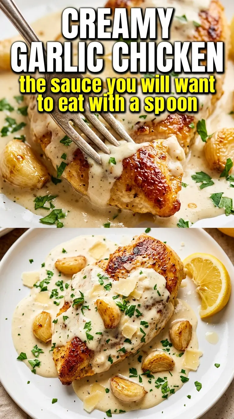 Chicken Breasts in Creamy Garlic Sauce creamy garlic chicken skillet