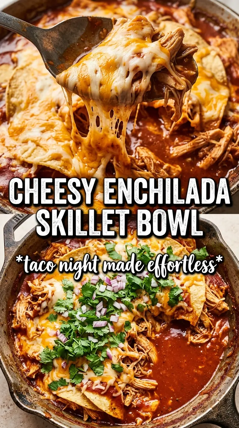 Enchilada Skillet saucy cheesy Tex-Mex