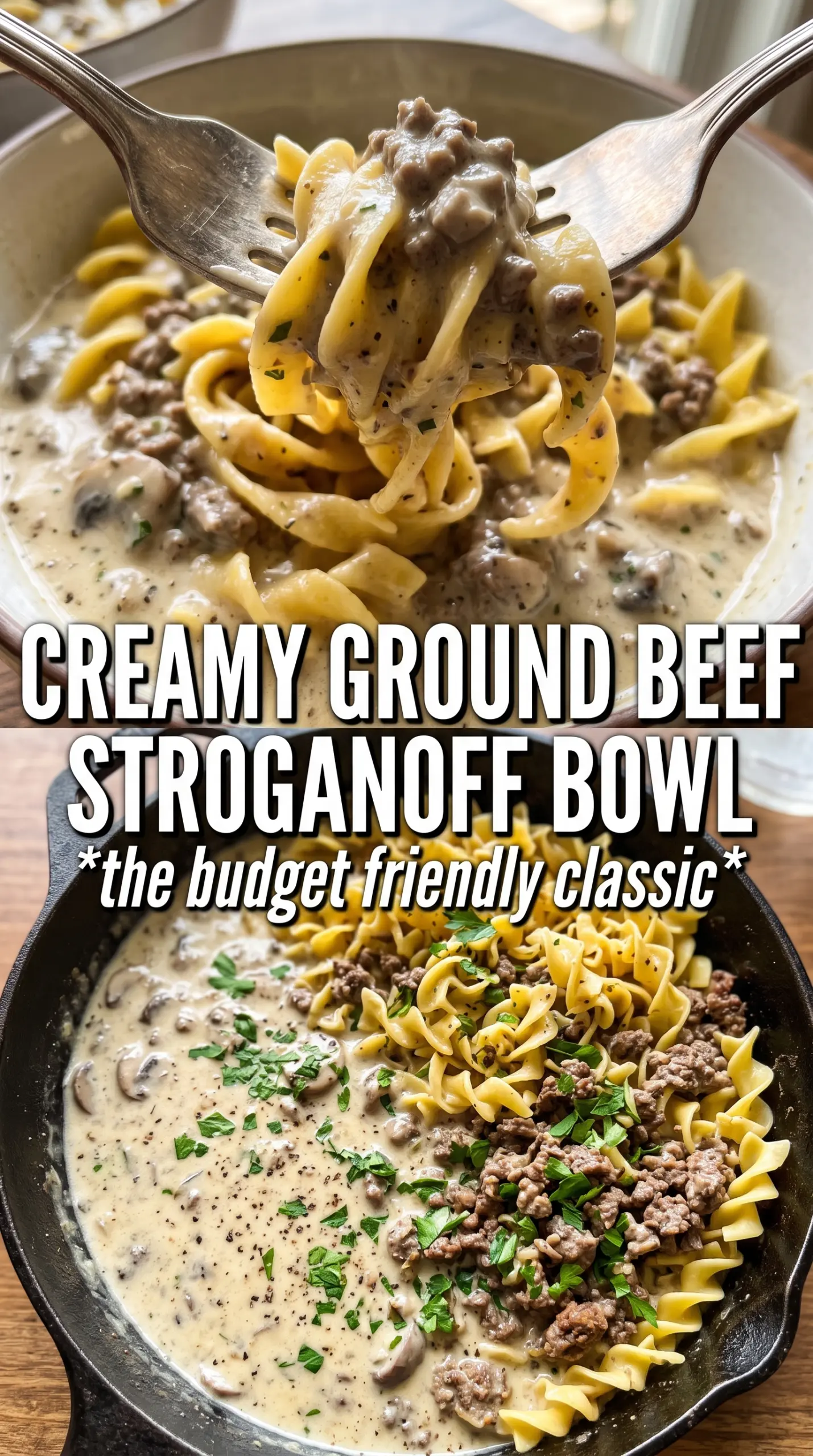 Prepared recipe ready to serve