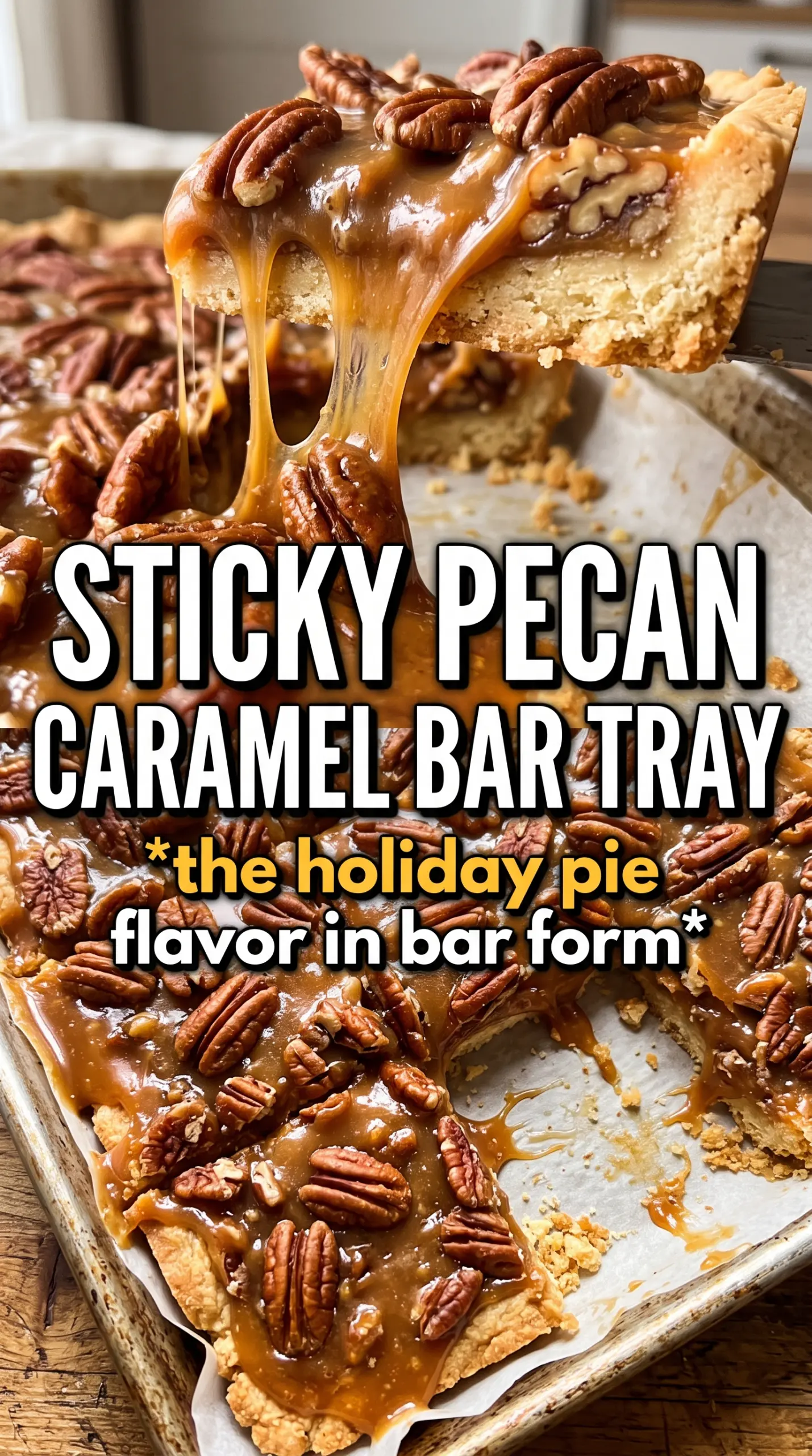 Pecan Pie Bars buttery caramel pecan