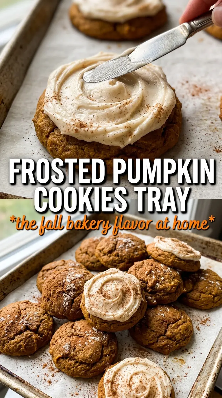 Pumpkin Cookies With Cream Cheese Frosting soft pillowy spiced