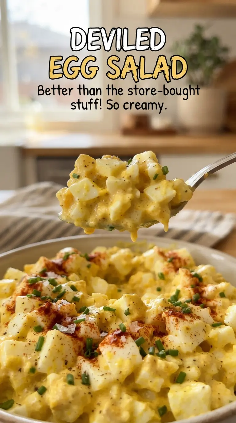 Deviled Egg Salad creamy paprika chives