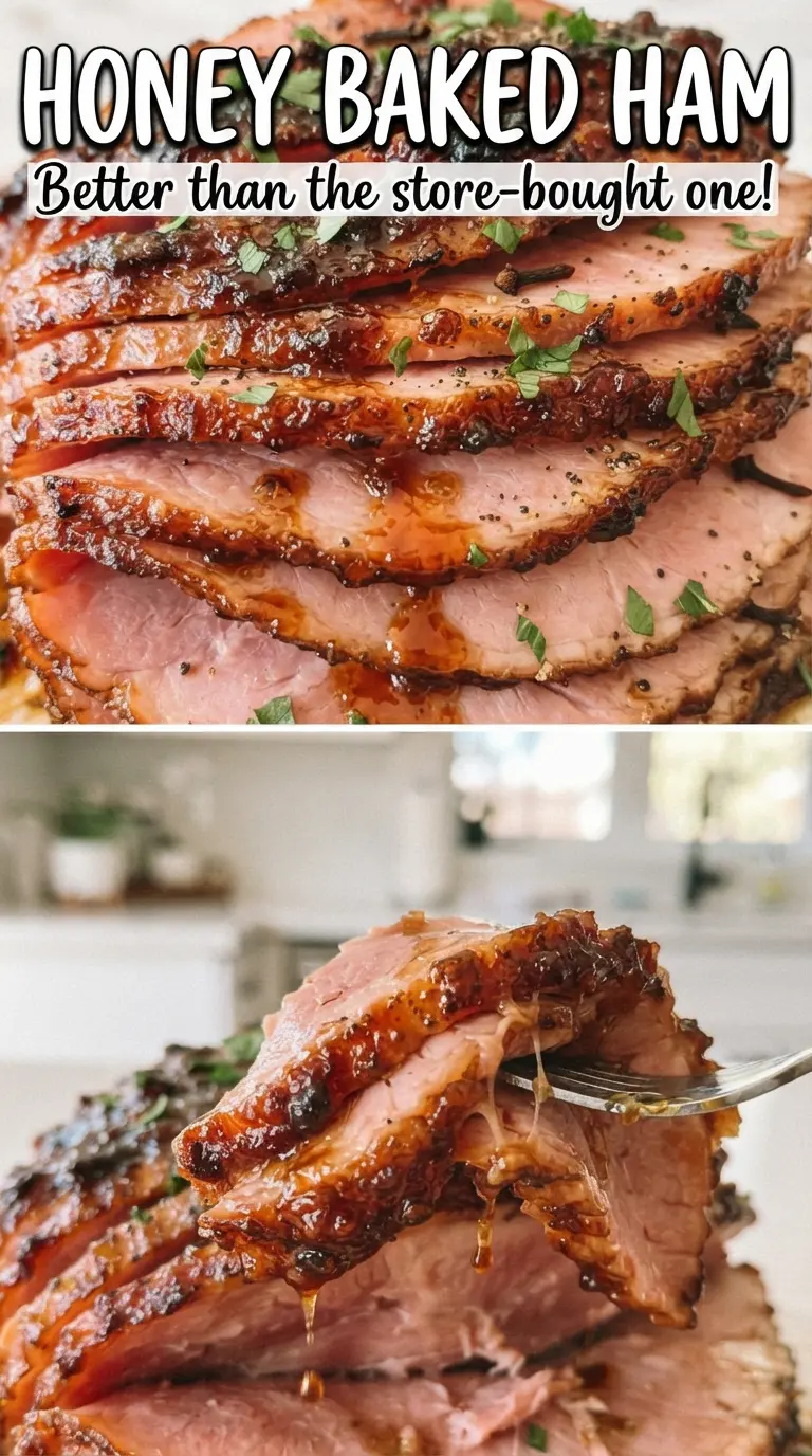 Honey Baked Ham, caramelized, spiral-sliced