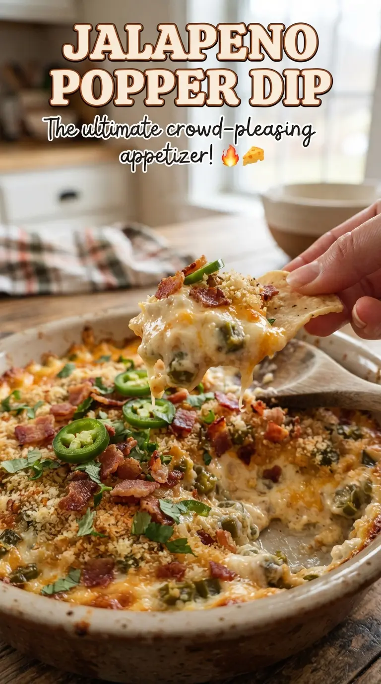 Jalapeno Popper Dip creamy crunchy smoky