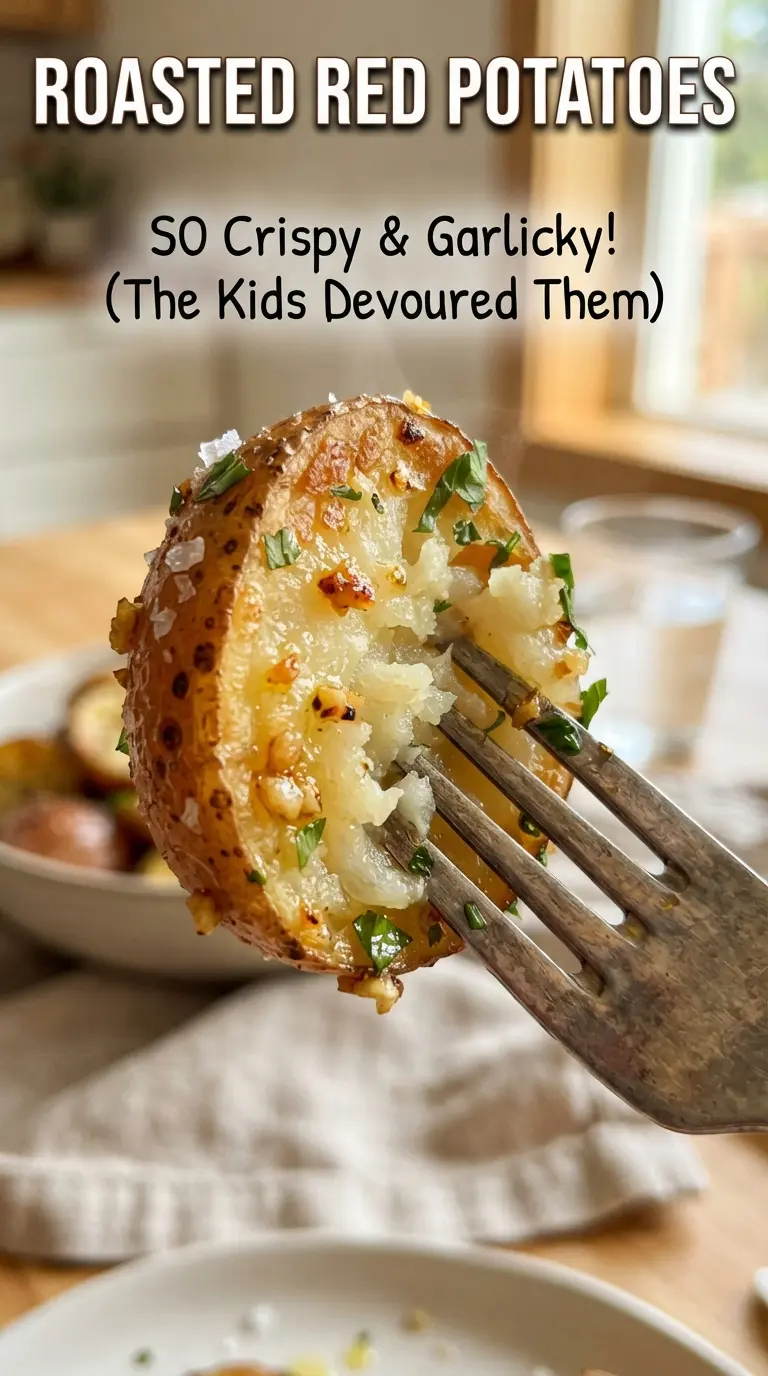 Roasted Red Potatoes crispy garlic rosemary