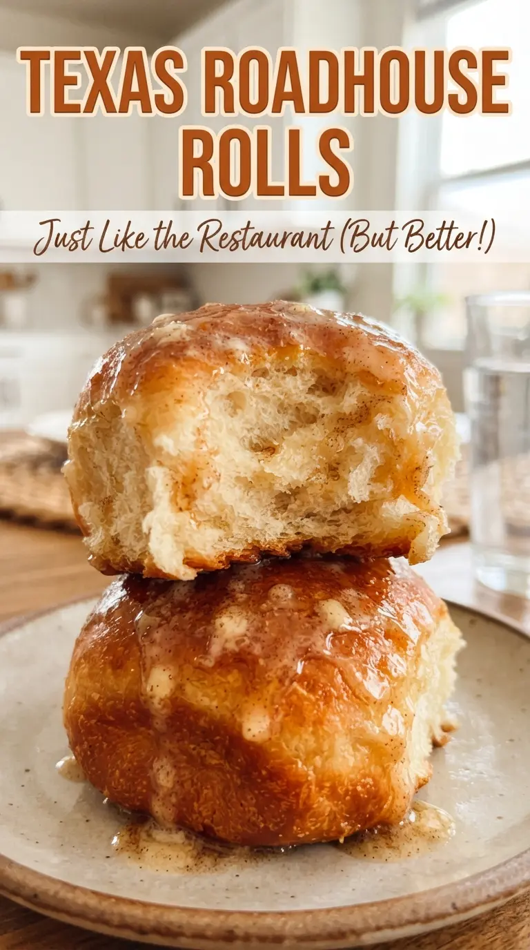 Texas Roadhouse Rolls soft golden fluffy